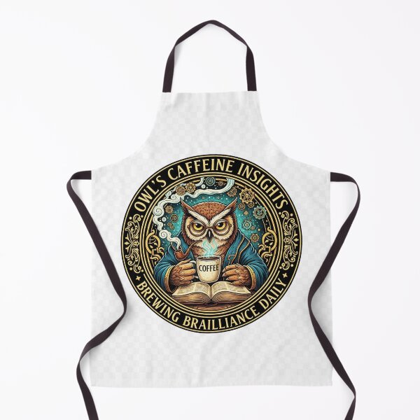 Item preview, Owl's Caffeine Insights: Brewing Brilliance Daily designed and sold by Studiocolors.