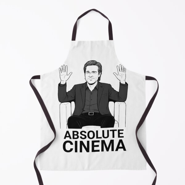 Item preview, Brad Pitt Absolute Cinema - Hollywood Actor Portrait Meme Cinema Art designed and sold by LoomisDreams.