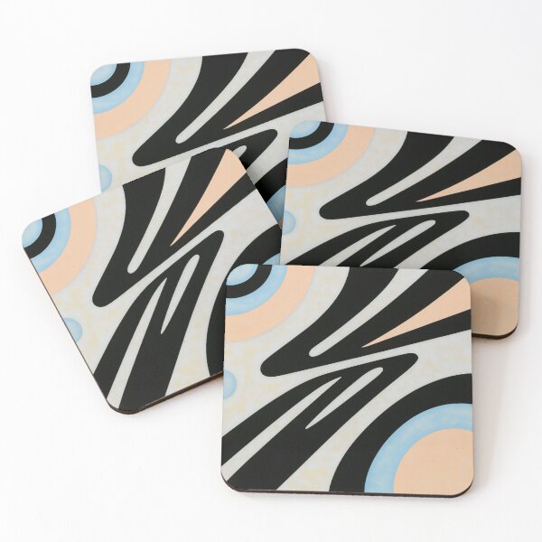 Item preview, Flow of Energy I — Soft Pastel Harmony (Elegant Minimal Abstract Art in Warm Pastel Tones) designed and sold by InspireVibeArt.