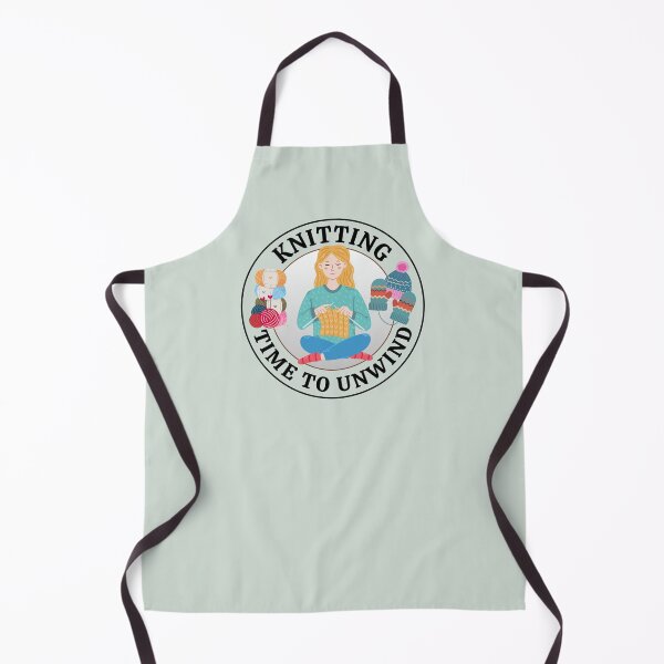 Item preview, A Comfortable Knitting Meditation Pose. designed and sold by MPC-Mince-Pies.