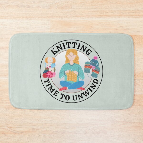 Item preview, A Comfortable Knitting Meditation Pose. designed and sold by MPC-Mince-Pies.