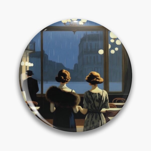 Item preview, Twenties, romantic, Paris, late night, cafe designed and sold by Grimtruths.