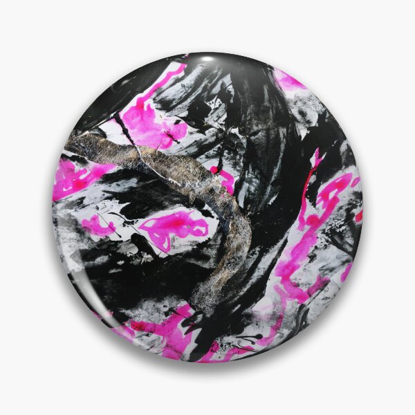 Item preview, Abstract In Black, Pink and Silver designed and sold by LymphomaLass.