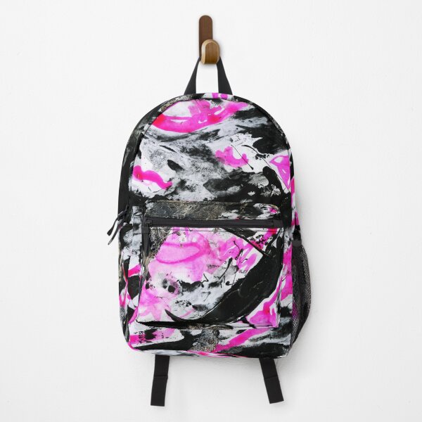 Item preview, Abstract In Black, Pink and Silver designed and sold by LymphomaLass.