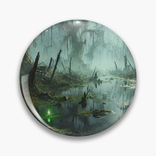 Item preview, Valheim Inspired Swamp Landscape 2 designed and sold by MythicBiscuit.