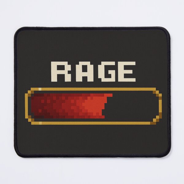 Item preview, Rage Meter – Retro Pixel Gamer Frustration Art designed and sold by GitGudGear.