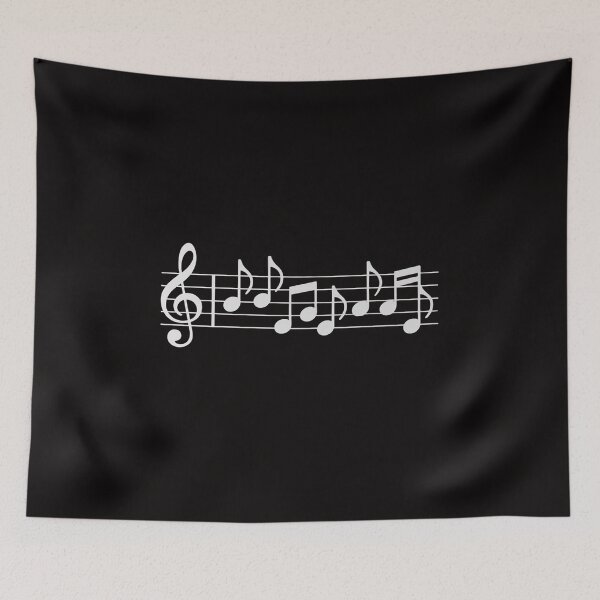 Item preview, Sheet Music Stick-Figure Music Notes En-garde designed and sold by BotboutiquePre.