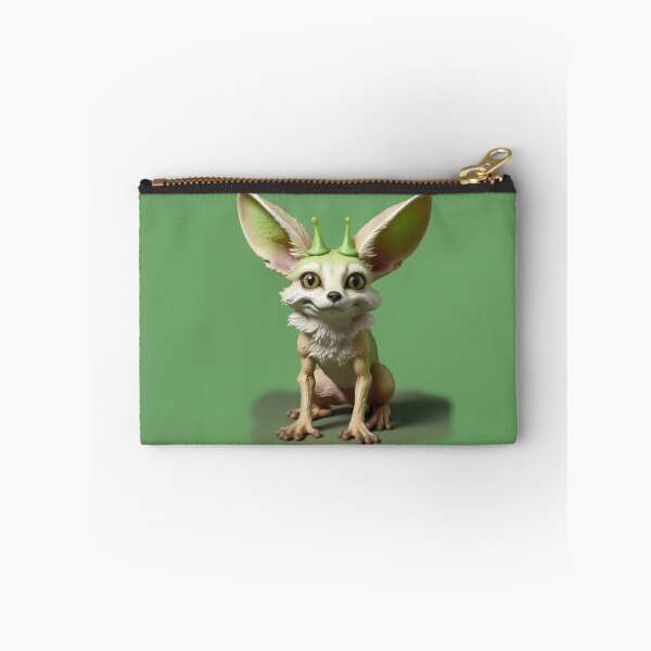 Item preview, Unique cartoon creature with large ears and expressive eyes sits playfully on a green surface designed and sold by Beast Reality.