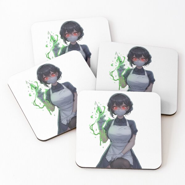 Item preview, Demonic Anime Nurse – Dark Fantasy Medical Waifu designed and sold by KamiVerse.