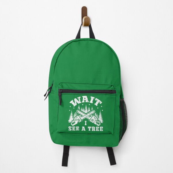 Item preview, Funny Lumberjack Chainsaw Quote – Wait I See a Tree Forest Design designed and sold by Dmetalx Art Apparel.