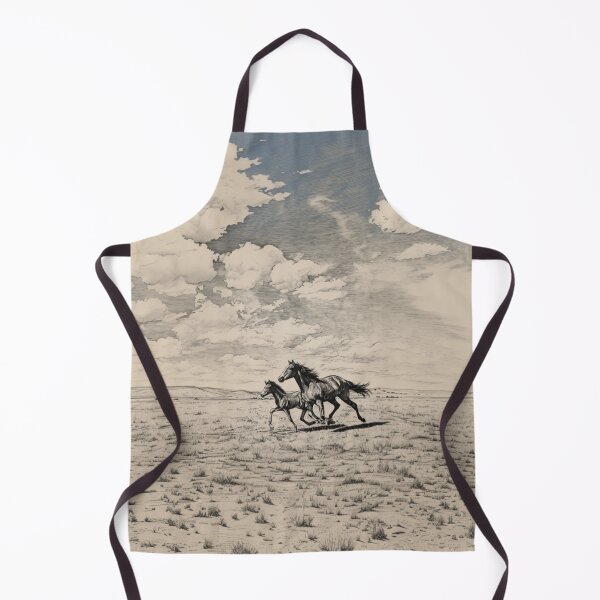Item preview, A Mustang mare and her foal running freely across an open plain Horses in Motion designed and sold by CDC40.