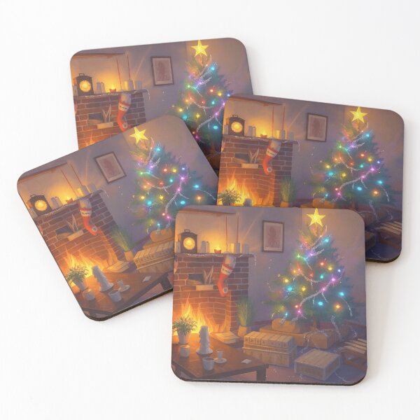 Item preview, The Magical Hearthside - Holiday Nostalgia Glow designed and sold by CleverCulture.