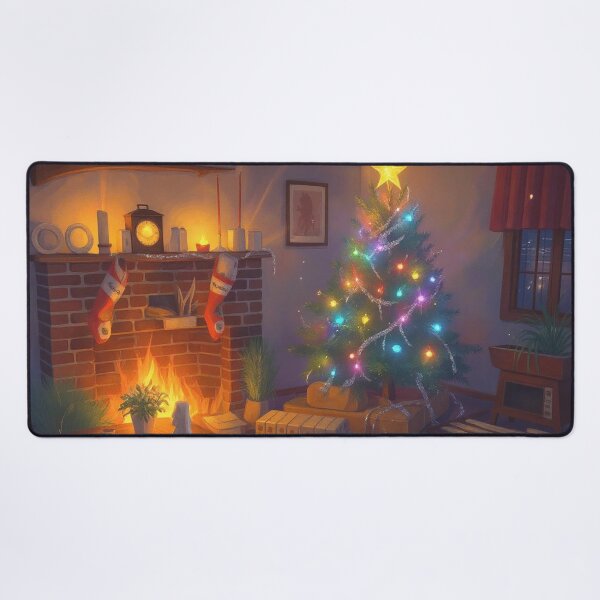 Item preview, The Magical Hearthside - Holiday Nostalgia Glow designed and sold by CleverCulture.