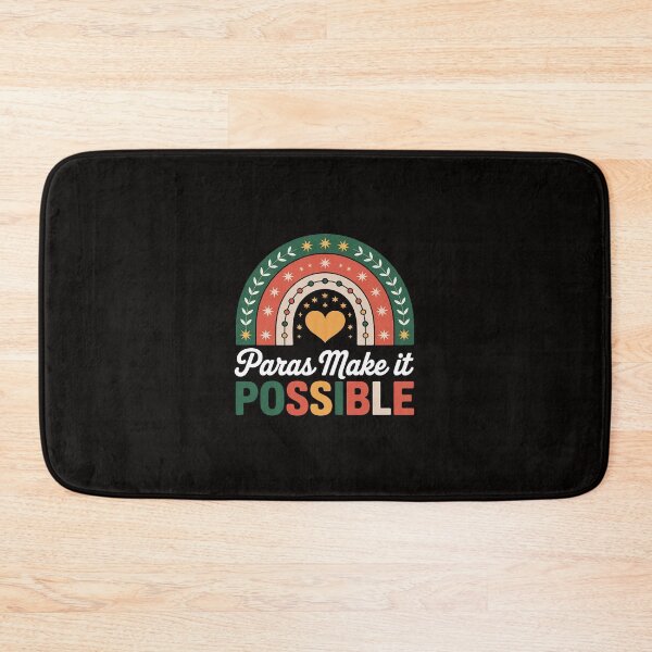 Item preview, Paras Make It Possible Paraprofessional Rainbow Heart Cute designed and sold by silladive.