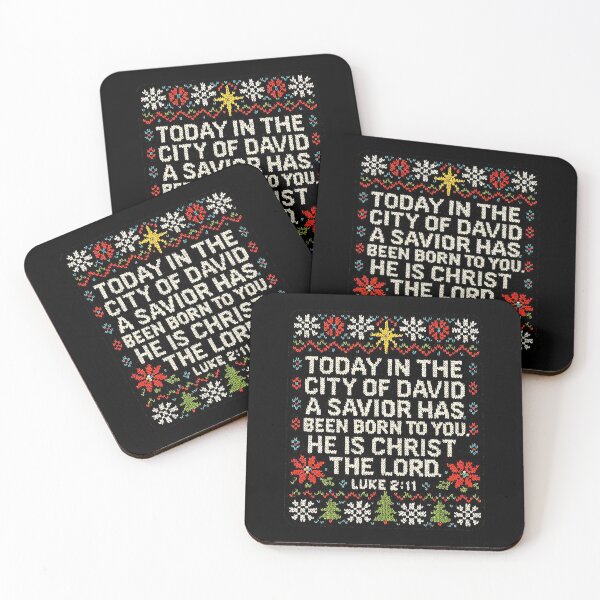 Item preview, Luke 2:11 Today in the city of David a Savior has been born to you designed and sold by plushism.