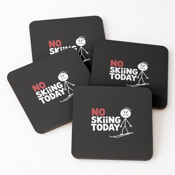 Item preview, No Skiing Today Stick Figure designed and sold by silladive.