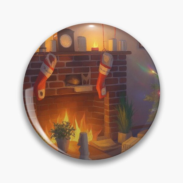 Item preview, The Magical Hearthside - Holiday Nostalgia Glow designed and sold by CleverCulture.