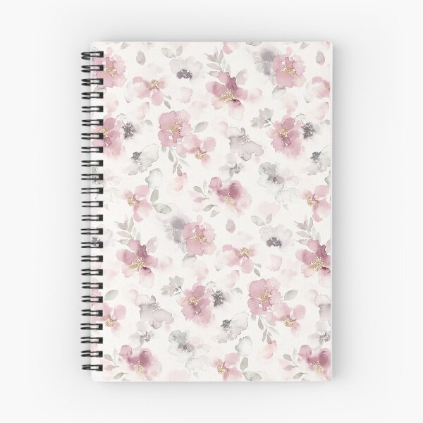 Item preview, Misty pink floral watercolor designed and sold by Lolah-Studio.