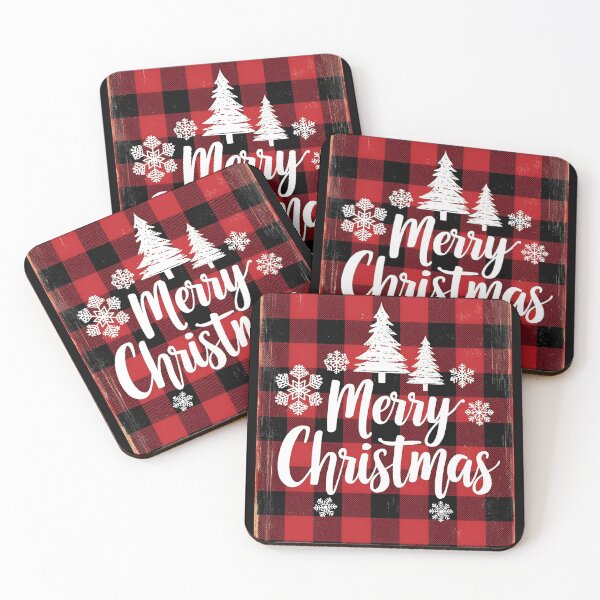Item preview, Nordic Winter Plaid Christmas Trees designed and sold by ChicTrendz.