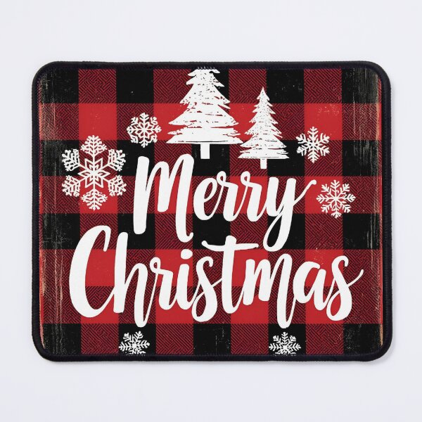 Item preview, Nordic Winter Plaid Christmas Trees designed and sold by ChicTrendz.