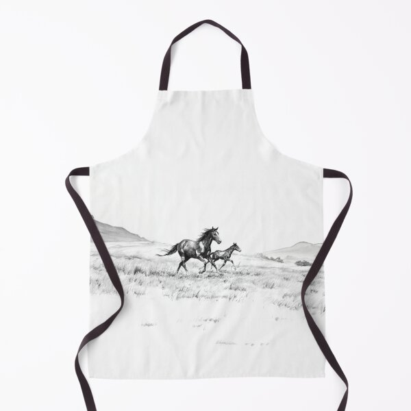 Item preview, A Mustang mare and her foal running freely across an open plain Horses in Motion designed and sold by CDC40.