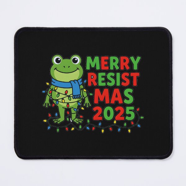 Item preview, Funny Political Christmas Shirt Merry Resistmas 2025, holiday activism gift, festive humor graphic tee designed and sold by saloui.