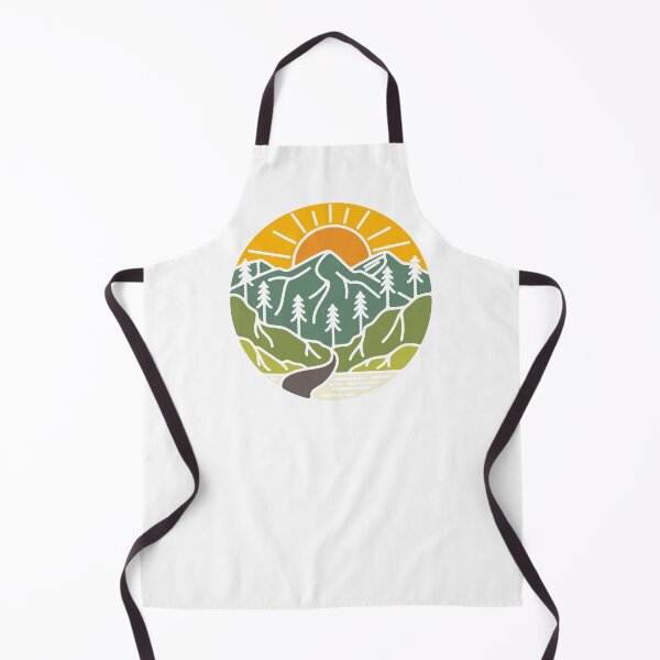 Item preview, Retro Mountain Landscape Sticker – Sunset Nature Adventure Aesthetic designed and sold by lea-lani.