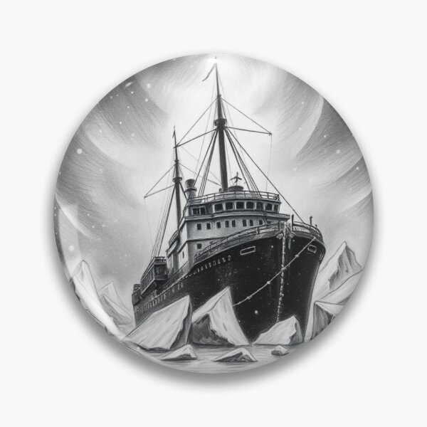 Item preview, Shackleton Endurance Trapped in Antarctic Ice Art designed and sold by EllDAV777.