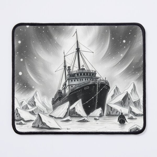 Item preview, Shackleton Endurance Trapped in Antarctic Ice Art designed and sold by EllDAV777.