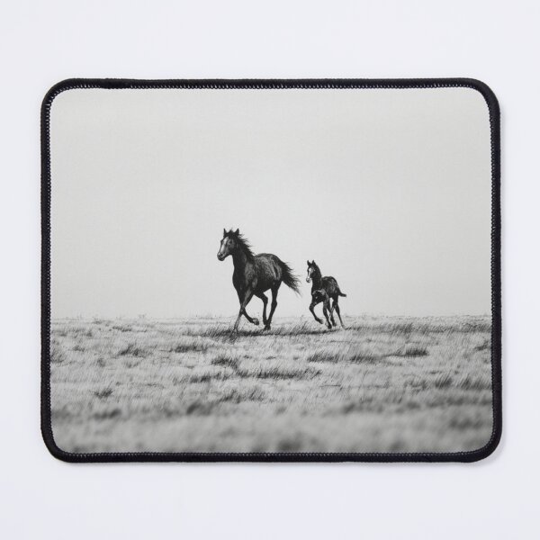 Item preview, A Mustang mare and her foal running freely across an open plain Horses in Motion designed and sold by CDC40.
