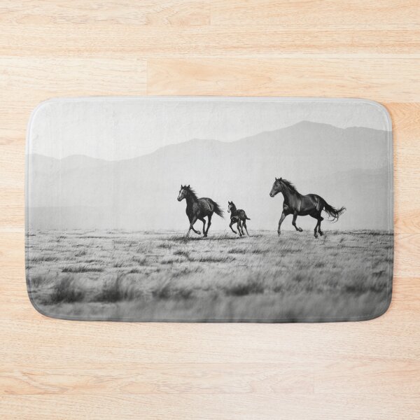 Item preview, A Mustang mare and her foal running freely across an open plain Horses in Motion designed and sold by CDC40.