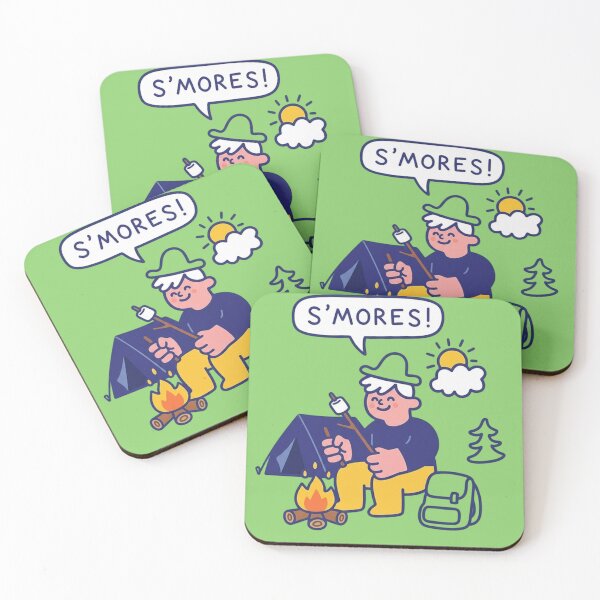 Item preview, S'mores Campfire: Sweet Camping Adventure designed and sold by ArtPandax.
