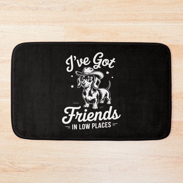 Item preview, I've Got Friends In Low Places Dachshund Cowboy designed and sold by portcrysral.