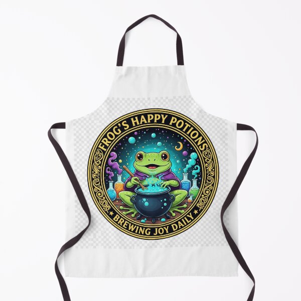 Item preview, Frog Alchemist's Happy Potions | Brewing Joy Daily designed and sold by Studiocolors.