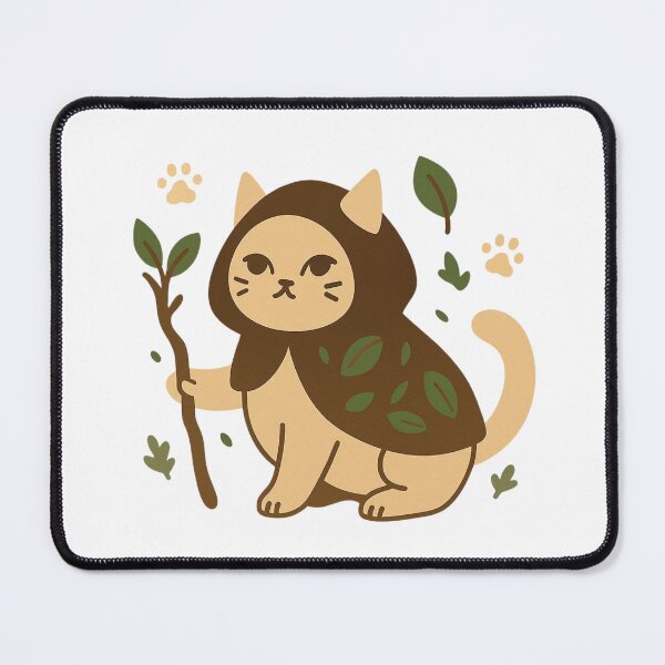 Item preview, Druid of the Paws – Nature Cat RPG T-Shirt designed and sold by PurfectAttitude.