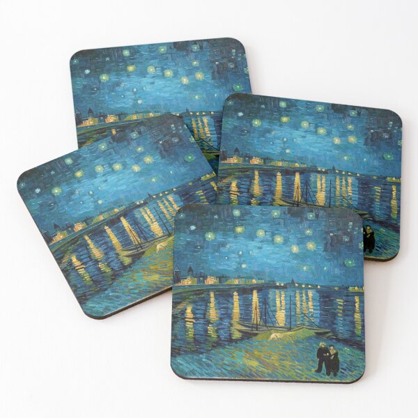 Item preview, Starry Night Over the Rhône (1888) – Vincent van Gogh Art Print designed and sold by ImgPrint.