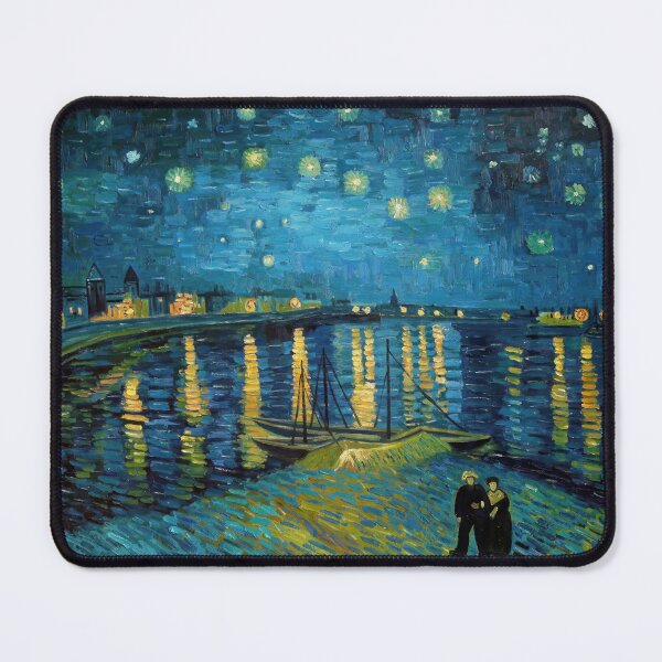 Item preview, Starry Night Over the Rhône (1888) – Vincent van Gogh Art Print designed and sold by ImgPrint.
