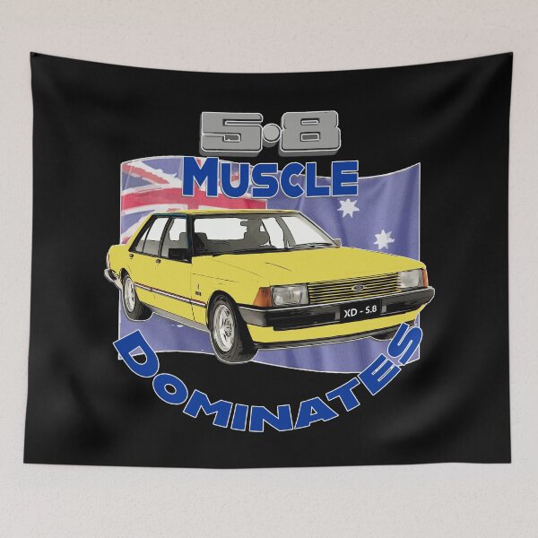 Item preview, 5.8 Muscle Dominates – XD Classic Aussie Car Art designed and sold by Michael van der Hoorn.