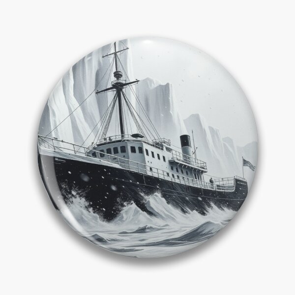 Item preview, Shackleton's Endurance in Antarctic Storm - Vintage Art designed and sold by EllDAV777.