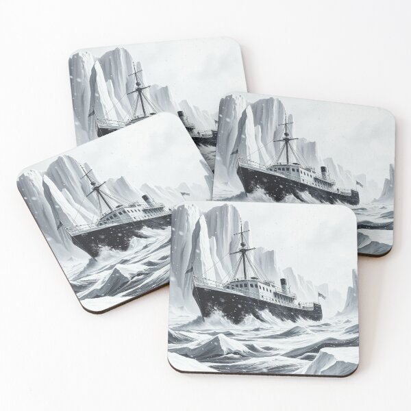 Item preview, Shackleton's Endurance in Antarctic Storm - Vintage Art designed and sold by EllDAV777.