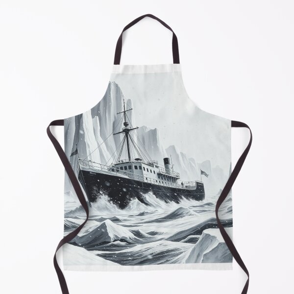 Item preview, Shackleton's Endurance in Antarctic Storm - Vintage Art designed and sold by EllDAV777.