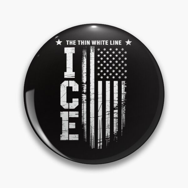 Item preview, Immigrant Ice US Flag The Thin White Line Men Women Kids designed and sold by ForestMmost.