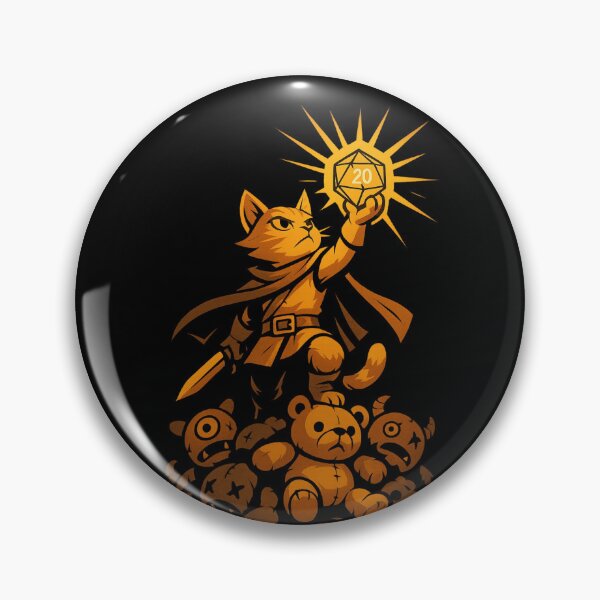 Item preview, Natural 20 Hero – Epic Cat Paladin RPG T-Shirt designed and sold by PurfectAttitude.