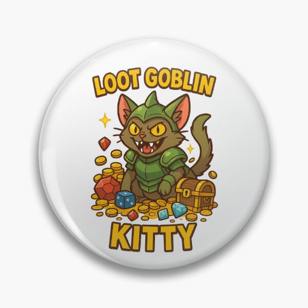 Artikelvorschau, Loot Goblin Kitty – Gierige Katze RPG Gamer T-Shirt entworfen und verkauft von PurfectAttitude.
