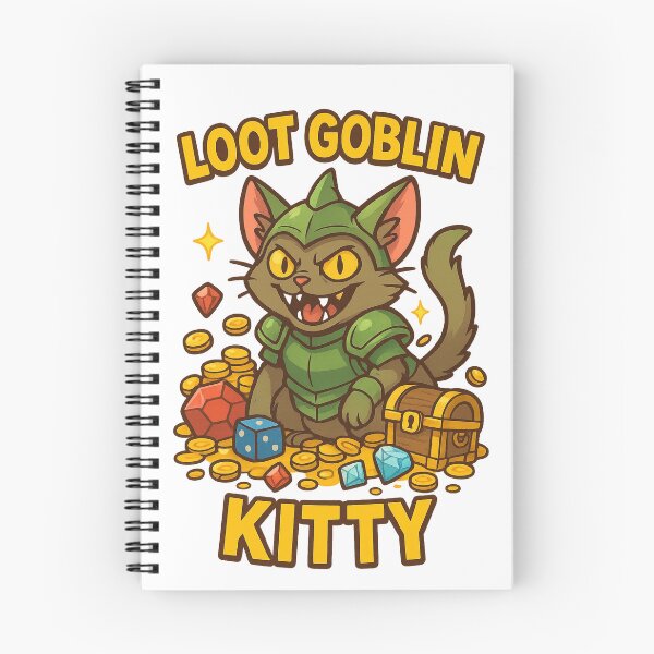 Item preview, Loot Goblin Kitty – Greedy Cat RPG Gamer T-Shirt designed and sold by PurfectAttitude.