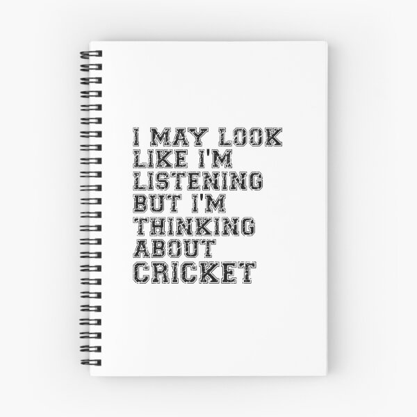Item preview, Funny Cricket Saying Grunge Text Design designed and sold by MimsTees.