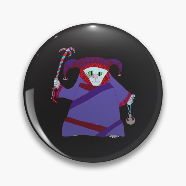 Item preview, cat jester designed and sold by PennyPentney.