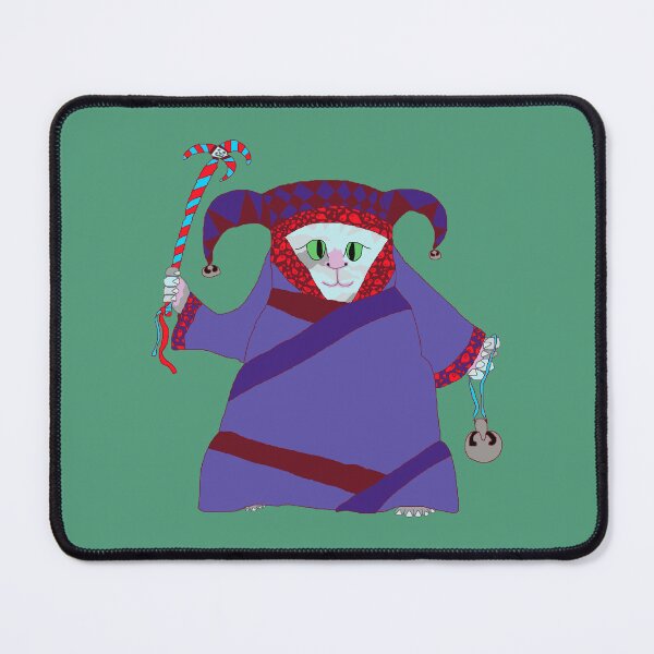 Item preview, cat jester designed and sold by PennyPentney.