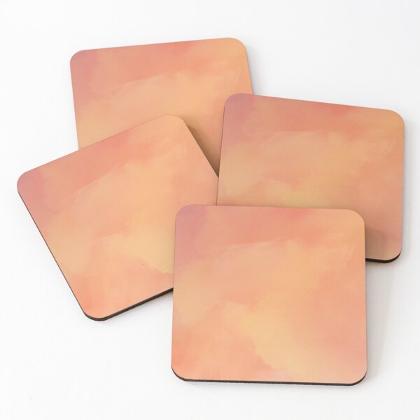 Item preview, Soft Peach Watercolor Gradient Background – Warm Pastel Abstract Texture designed and sold by RokaCircles.