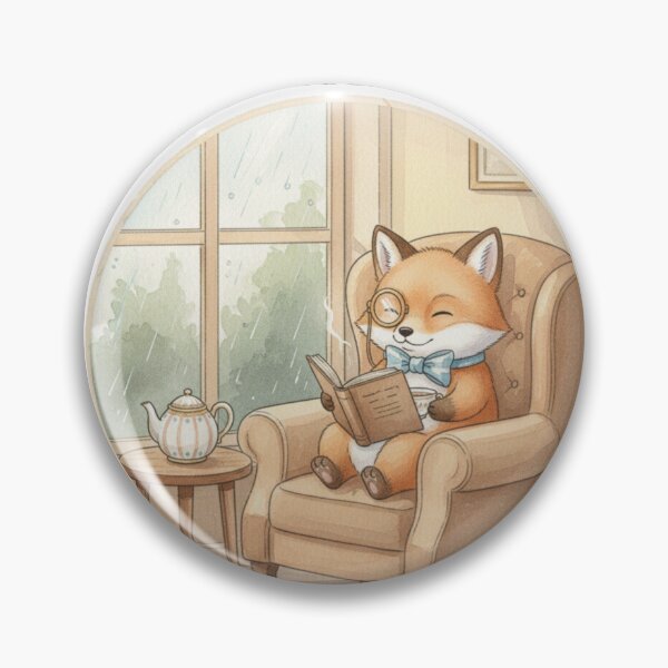 Item preview, My Kind of Social Gathering - Mr. Foxly's Cozy Rain Day designed and sold by Wild-Rose-.